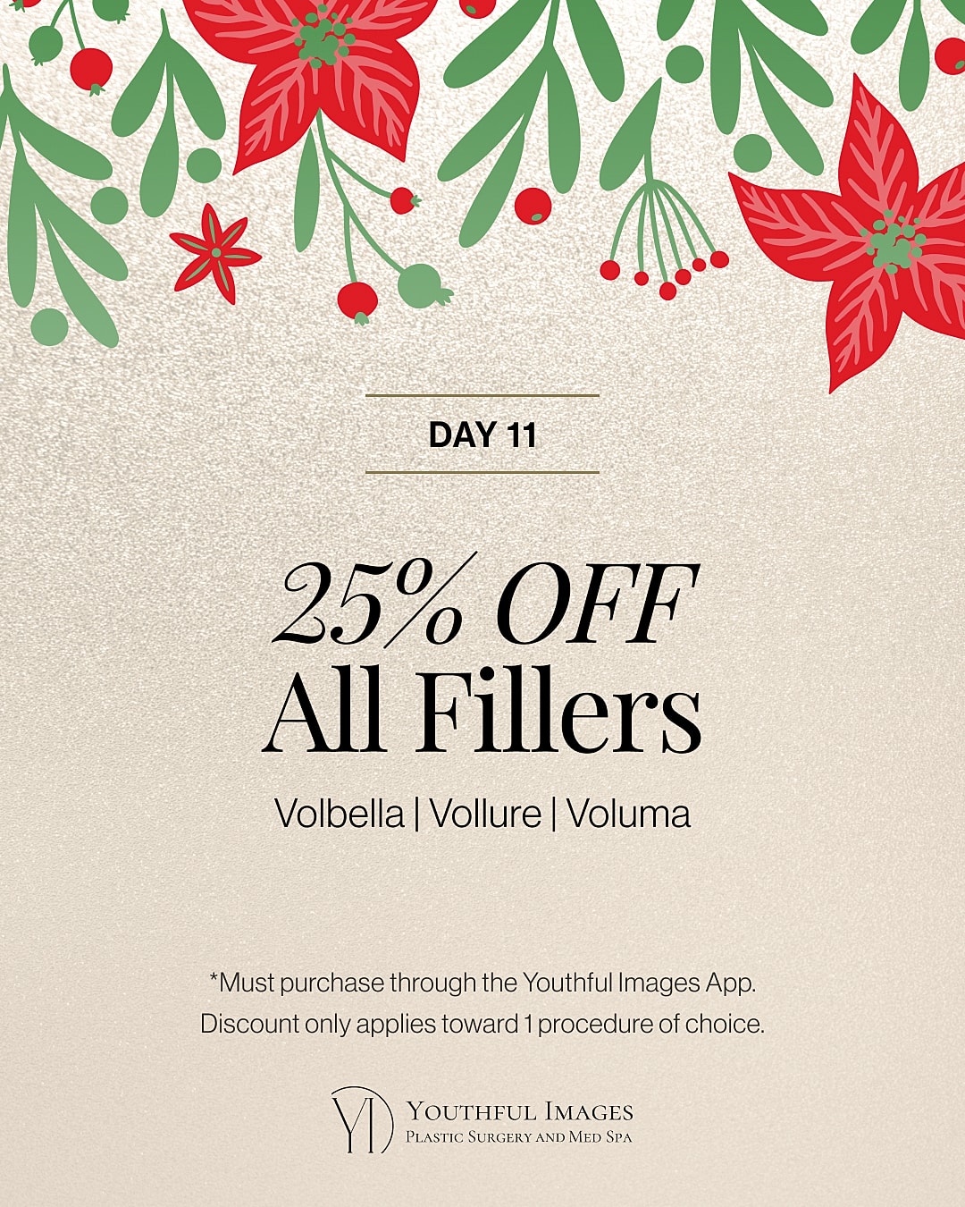 Discount offer for all fillers at Youthful Images.