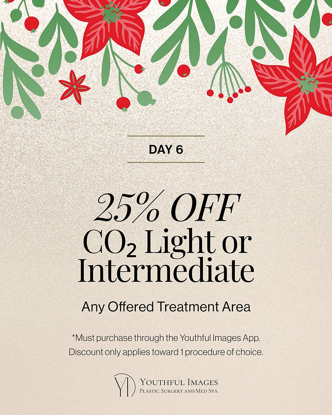 25% off CO2 treatments at Youthful Images.